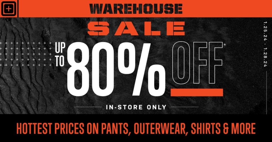 5.11 Tactical Newmark Warehouse Sale